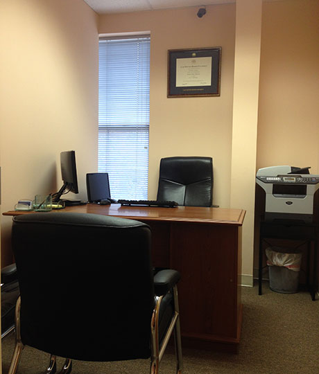 Consultation room in Owings Mills