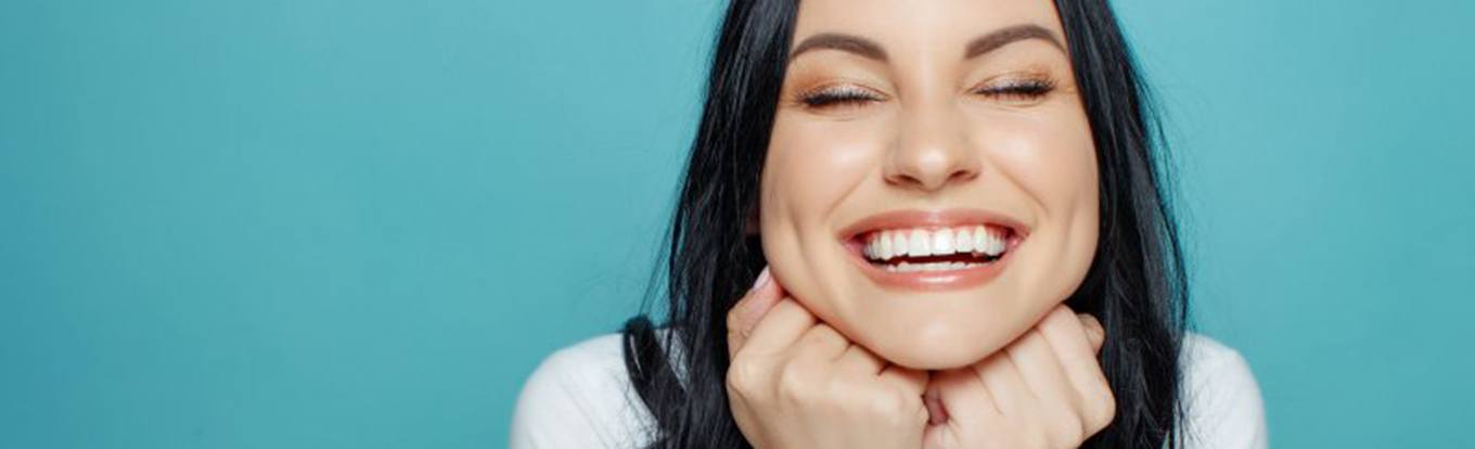 Lady smiles radiantly
